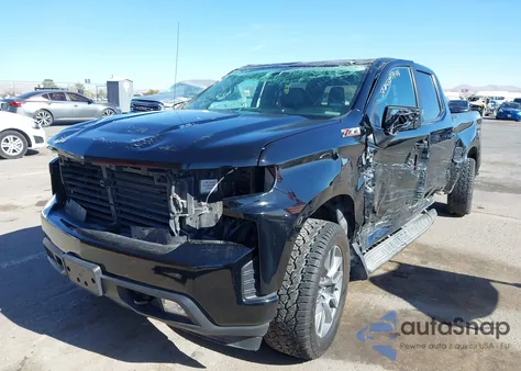2022 Chevrolet Silverado 1500 Ltd 4Wd Short Bed Rst из США, поврежденный, VIN 1GCUYEEL8NZ139869